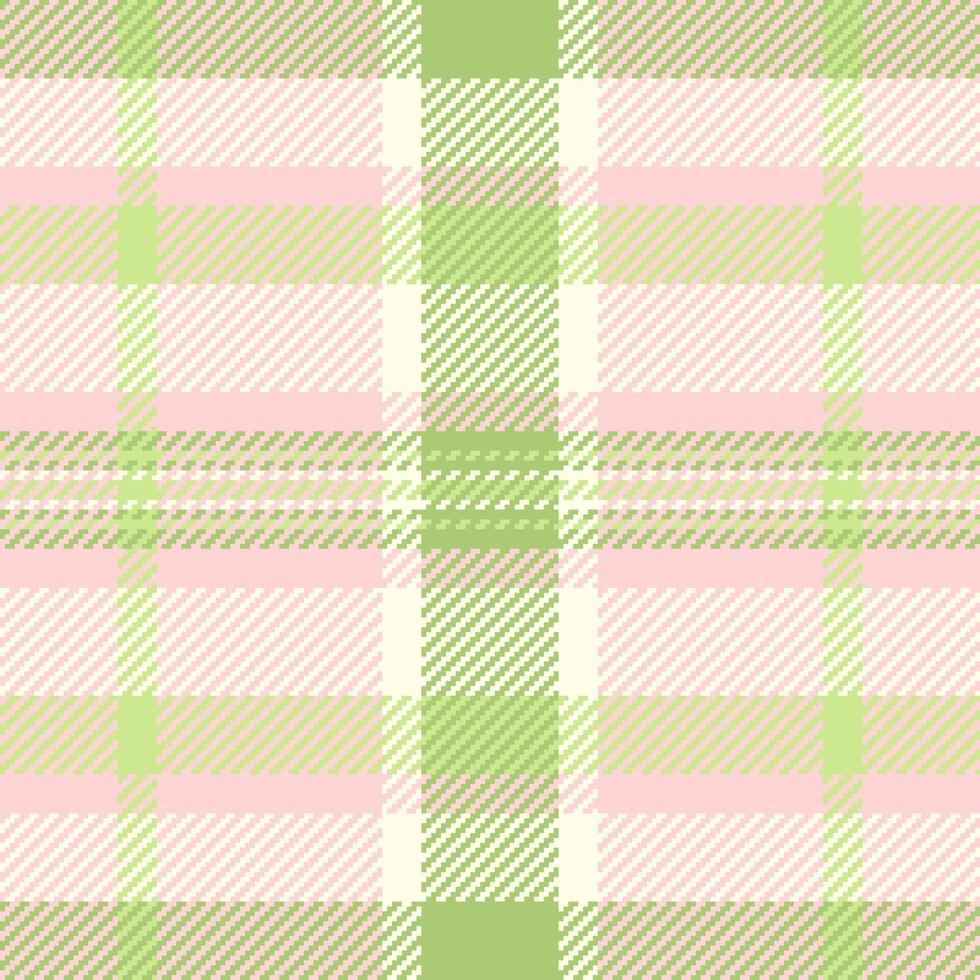 Check seamless textile of tartan fabric with a pattern background plaid texture. vector