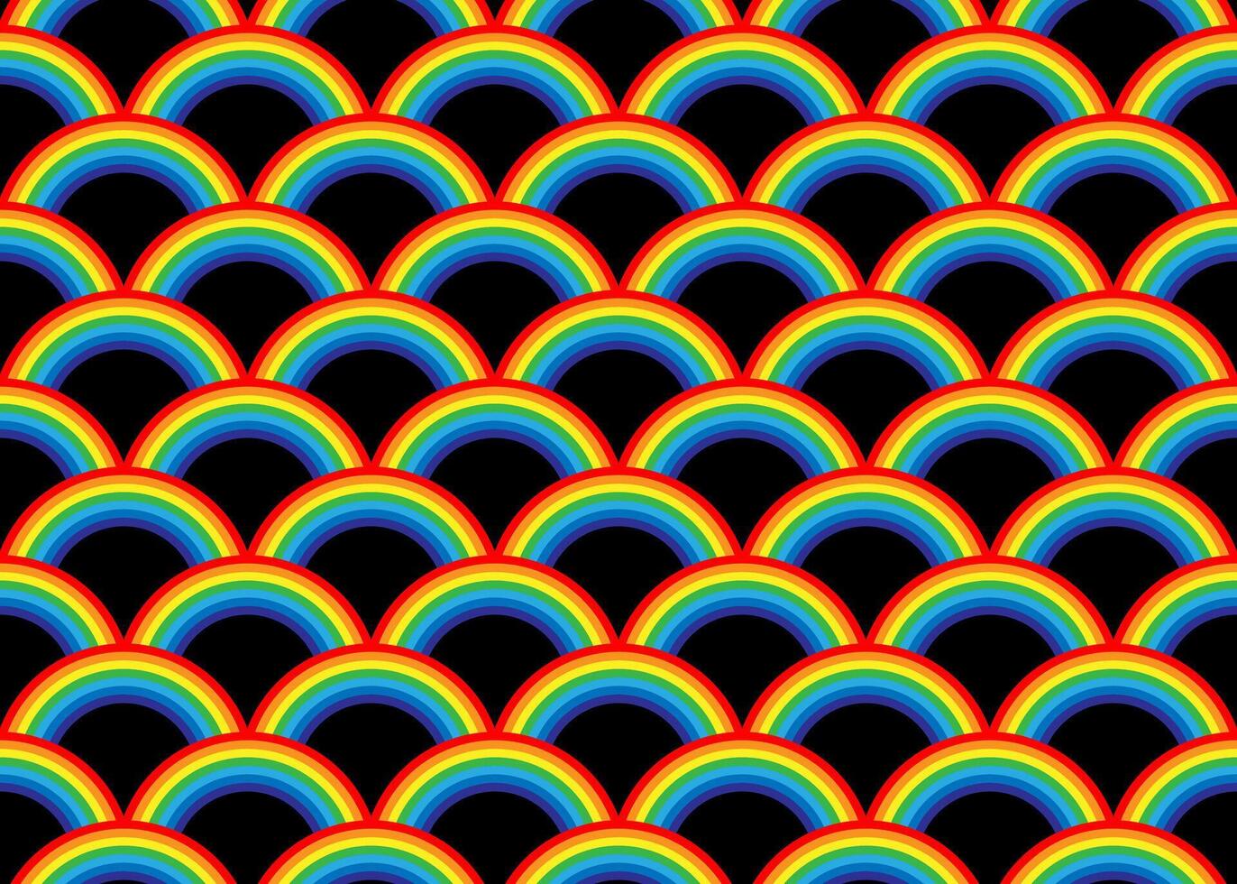 Rainbow pattern seamless. Colorful background texture design. Abstract cartoon stripes wallpaper. vector