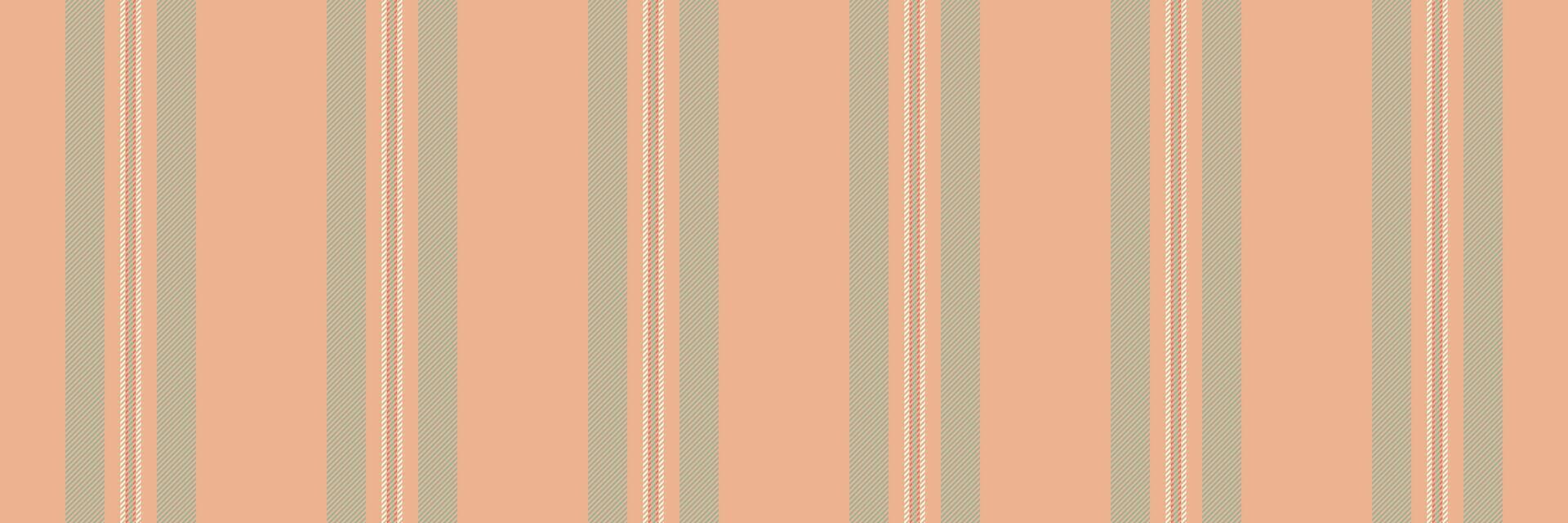 Eps10 background vertical seamless, dining pattern fabric. Picture texture textile lines stripe in orange and pastel colors. vector
