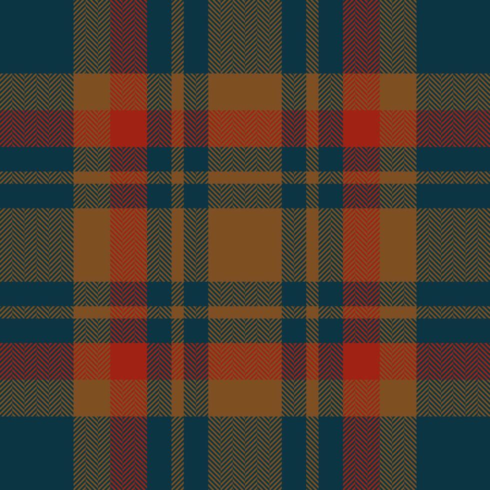 Plaid check pattern. Seamless fabric texture. Tartan textile print. vector