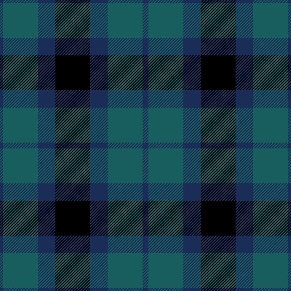 Plaid seamless pattern in green. Check fabric texture. textile print. vector