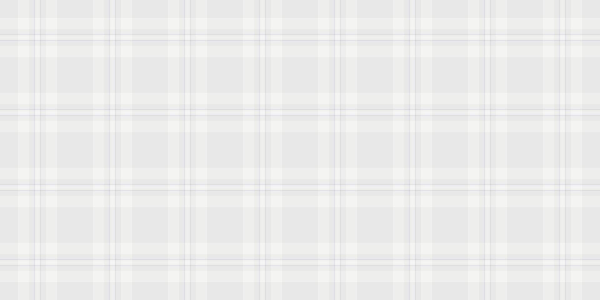 Endless tartan seamless check, repeat background pattern. Continuity texture plaid fabric textile in white and gainsboro colors. vector