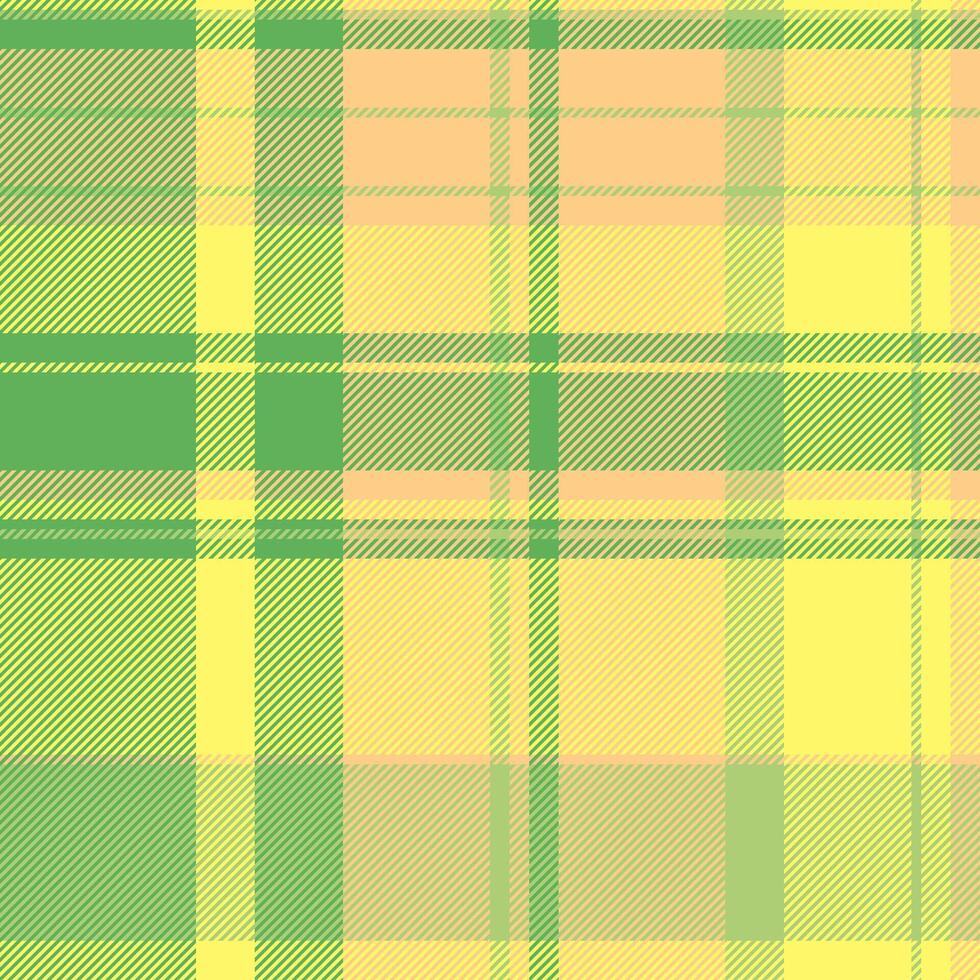 Textile seamless background of texture check tartan with a plaid pattern fabric. vector