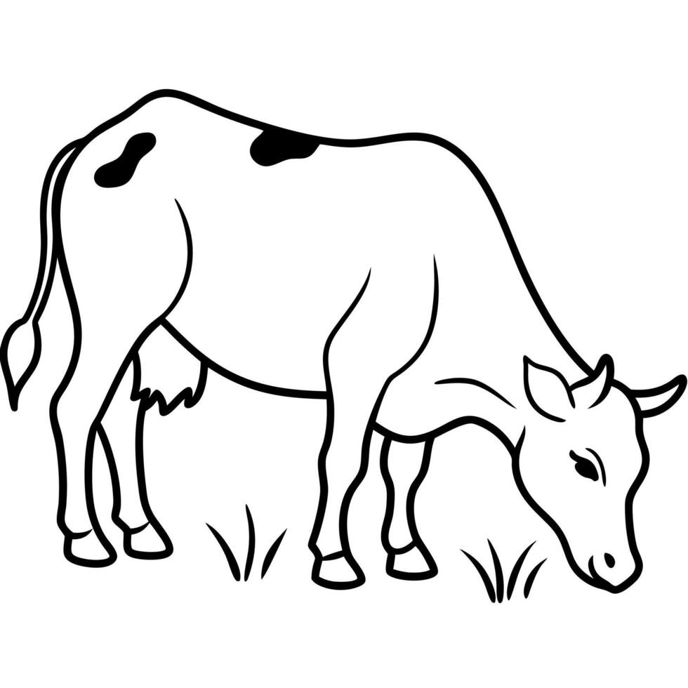 Illustration of Wild animals cartoons - Coloring book. Happy animal coloring pages vector