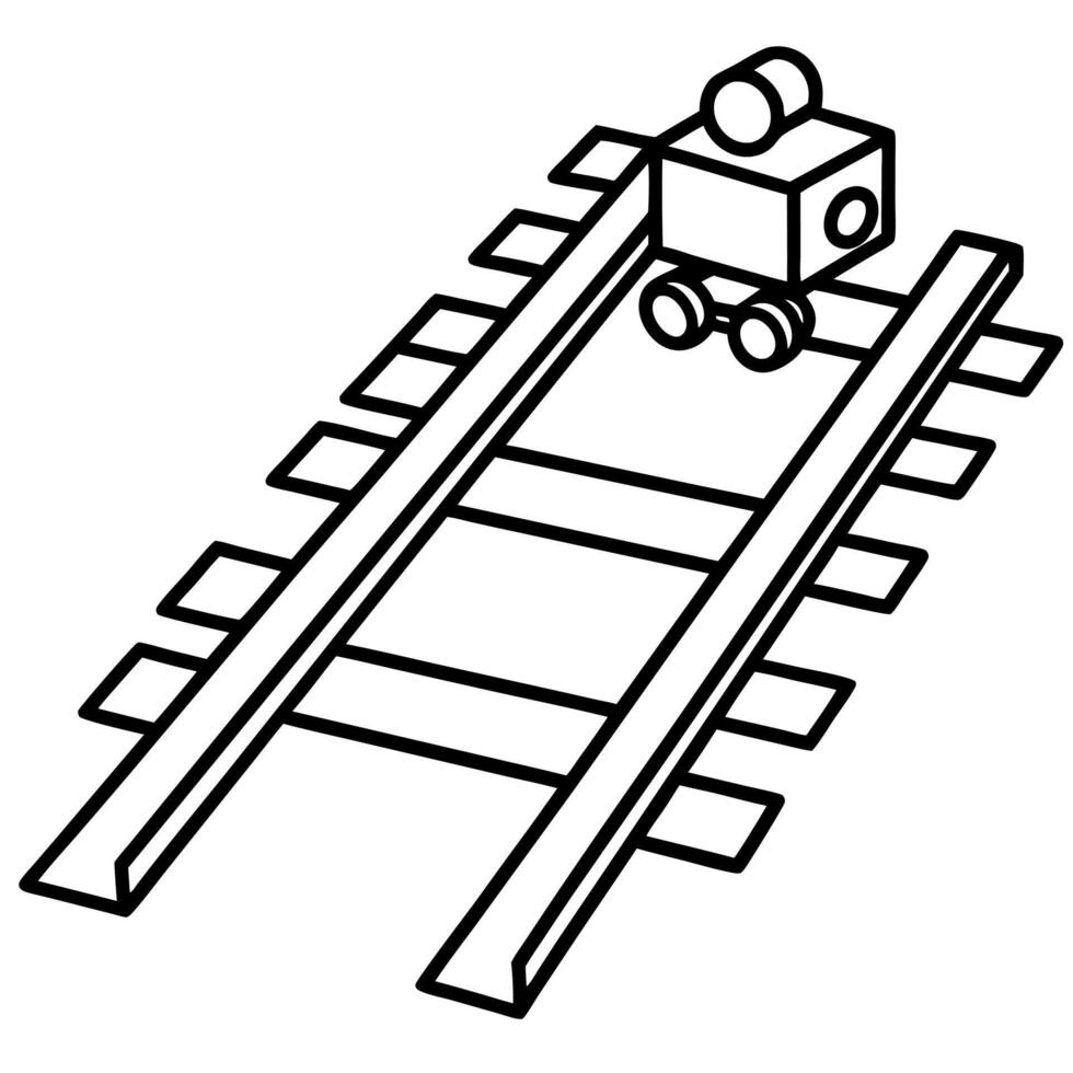 Construction vehicles coloring book for children. Vehicle outline for coloring pages vector