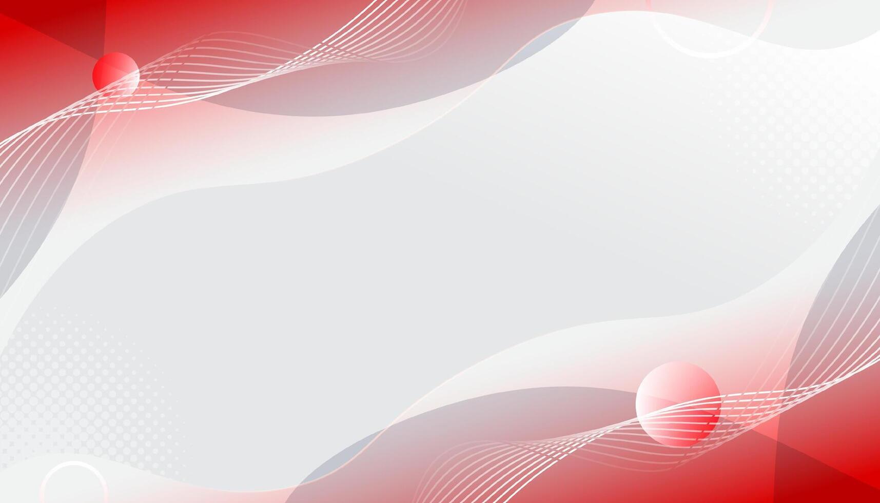 Red curve on a white background vector