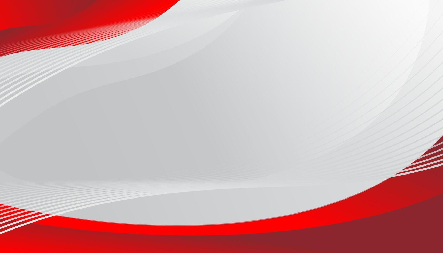 Red curve on a white background vector