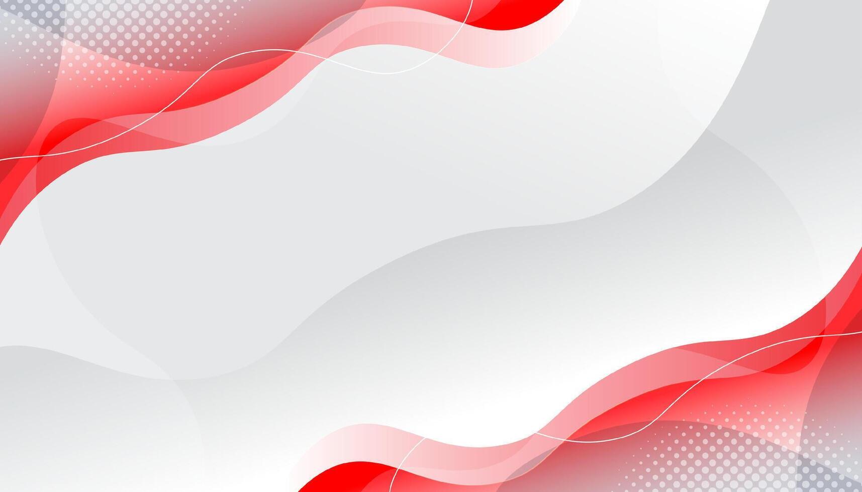 Red curve on a white background vector