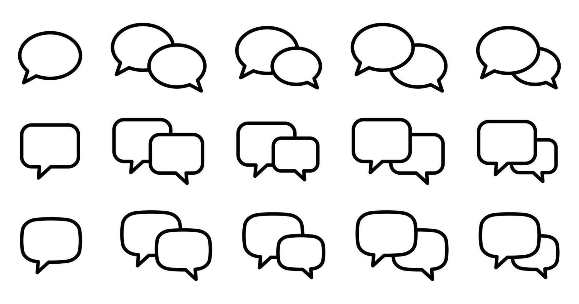 Chat icon. Talk bubble speech icon. Dialogue balloon icon. vector