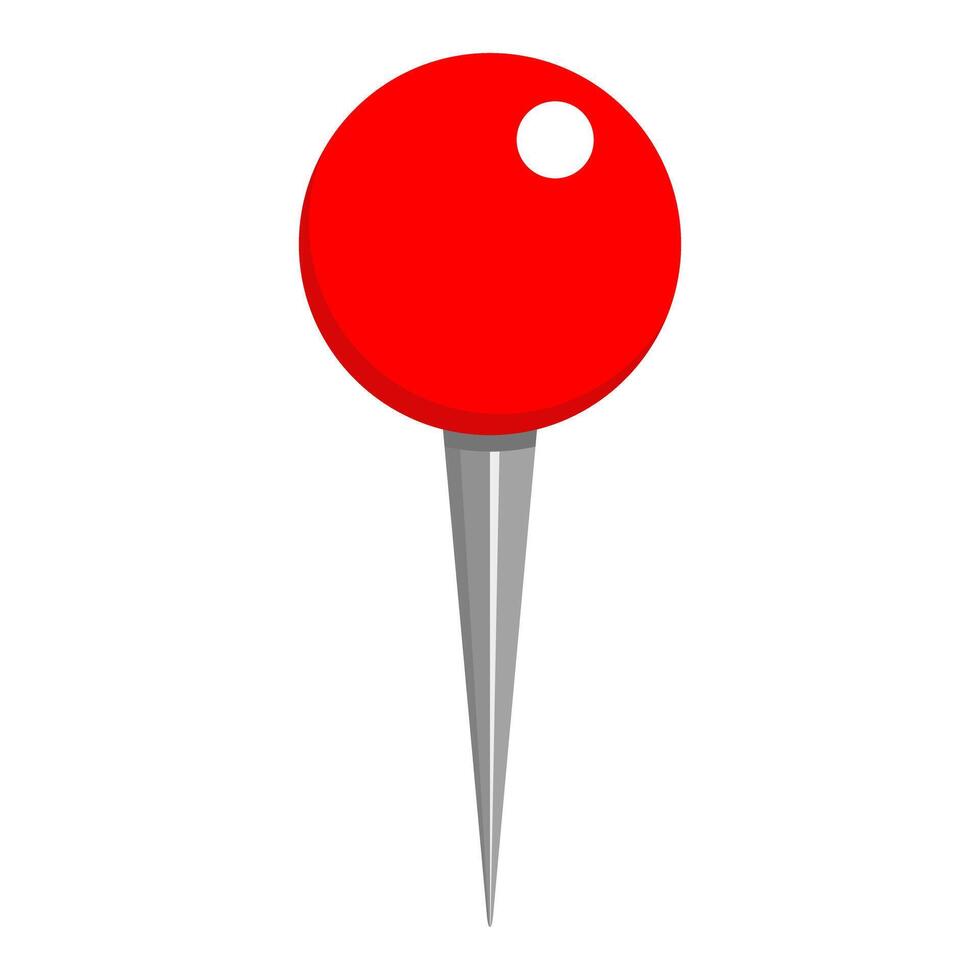 Pushpin icon symbol vector