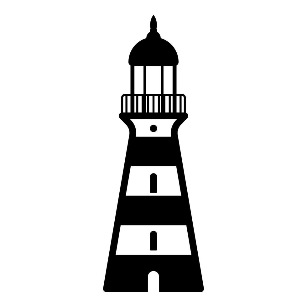 Lighthouse logo icon vector