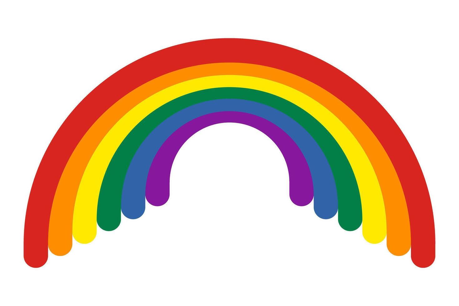 Rainbow pride icon LGBT symbol vector