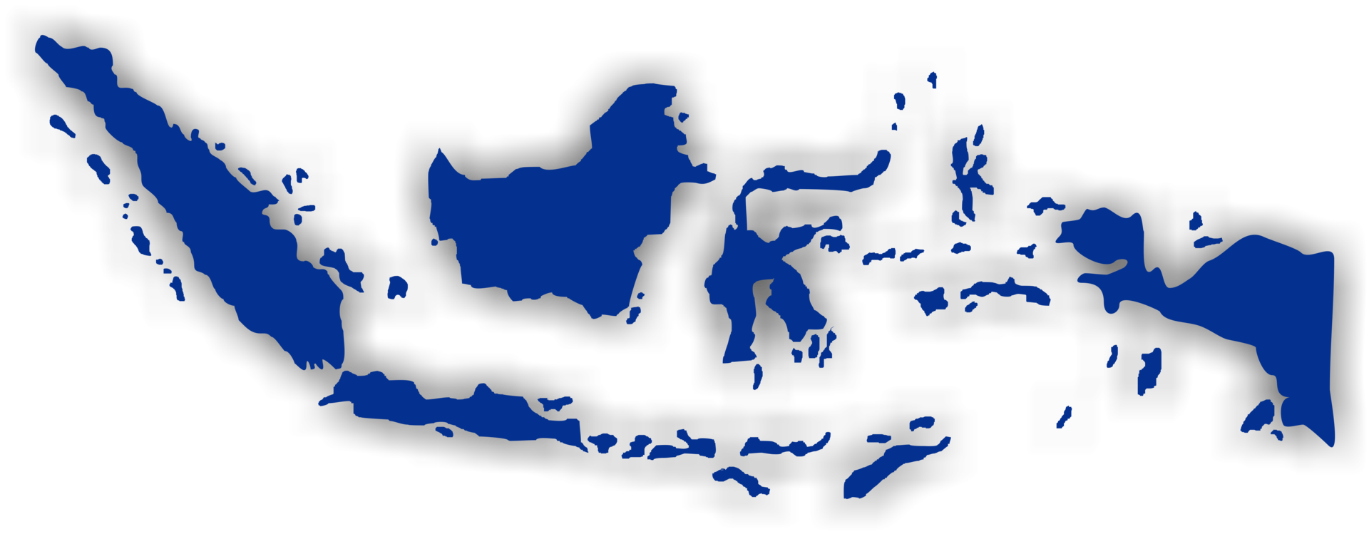 Indonesian Map, Map of Indonesia, can use for App, Art Illustration, Website, Pictogram, Infographic or Graphic Design Element png