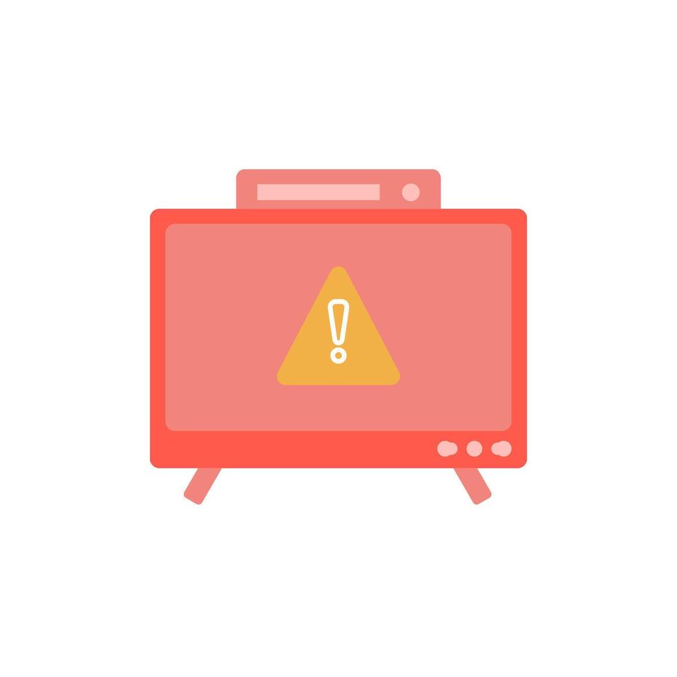 Television icon with flat style for your design. Tv icon vector