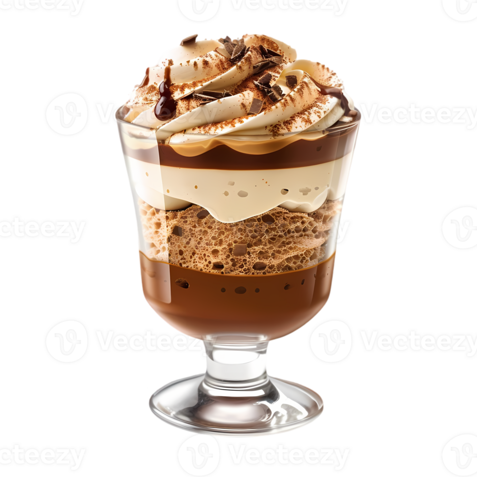 Delicious Chocolate and Coffee Dessert png