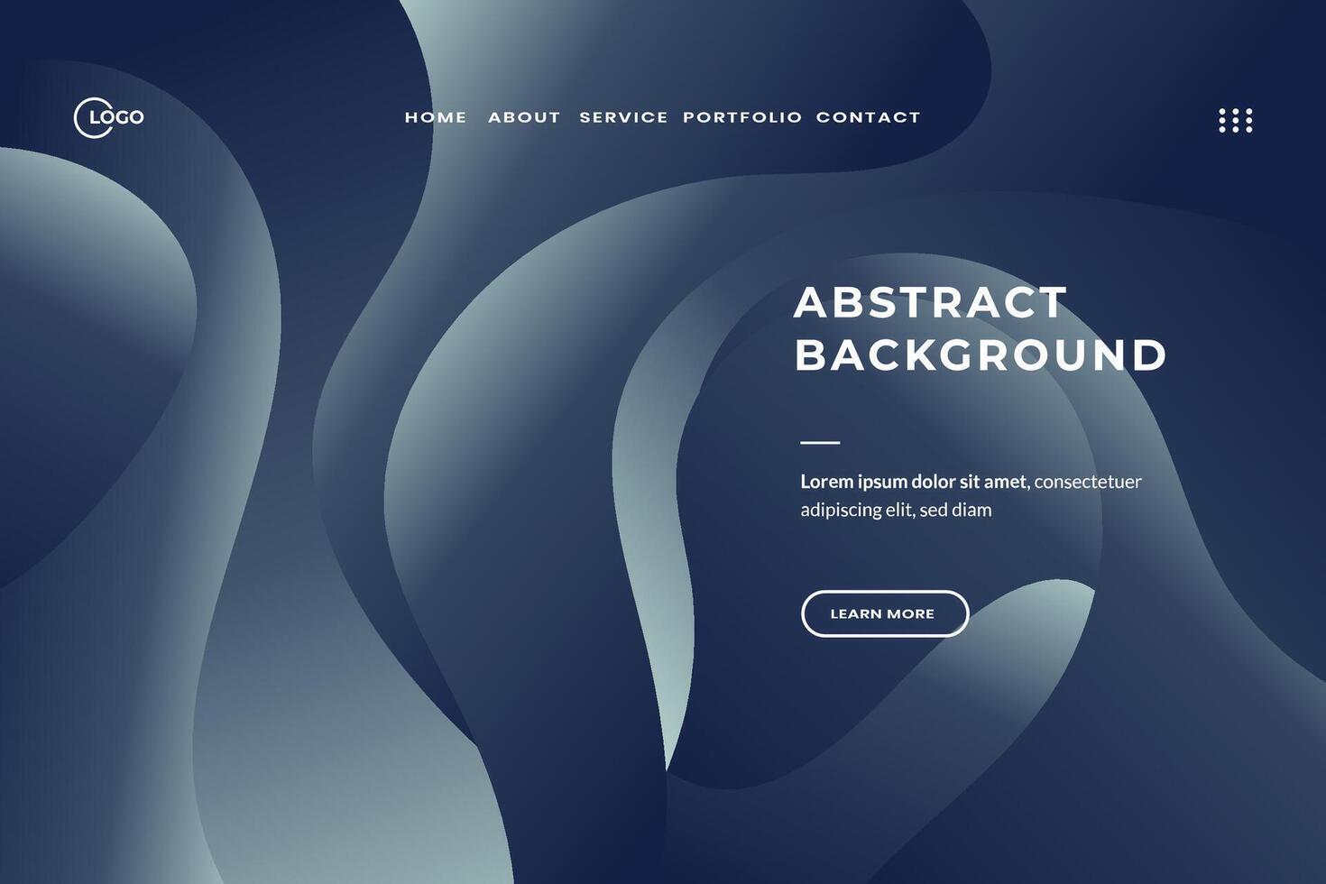 Blue Abstract Background features a modern and minimalist aesthetic. Use this background for presentations, websites, landing pages, web applications, mobile apps vector
