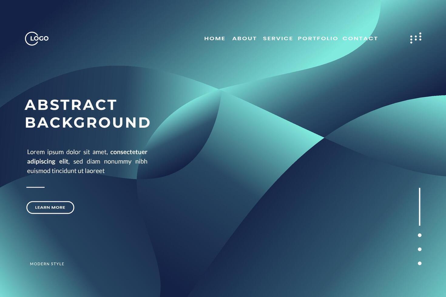 Blue Abstract Background features a modern and minimalist aesthetic. Use this background for presentations, websites, landing pages, web applications, mobile apps vector