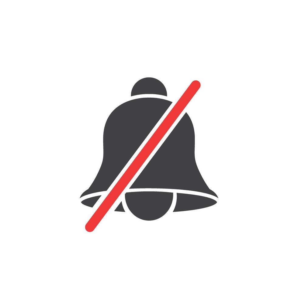 Notification bell icon in flat style. Incoming inbox message illustration on isolated background. Ringing bell sign business concept. vector