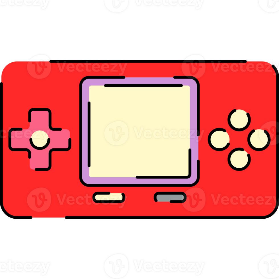 Cute Game Console for Kids Isolated Transparent Background png