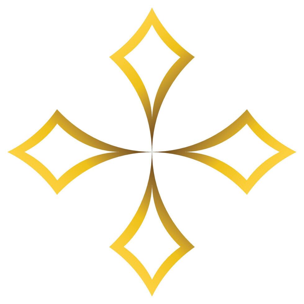 luxury golden geometric ornament vector