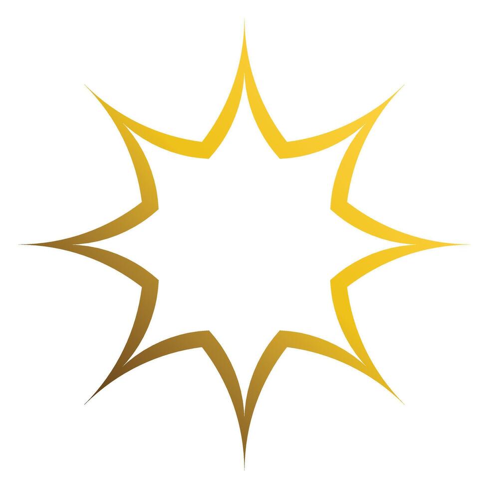 luxury golden geometric ornament vector