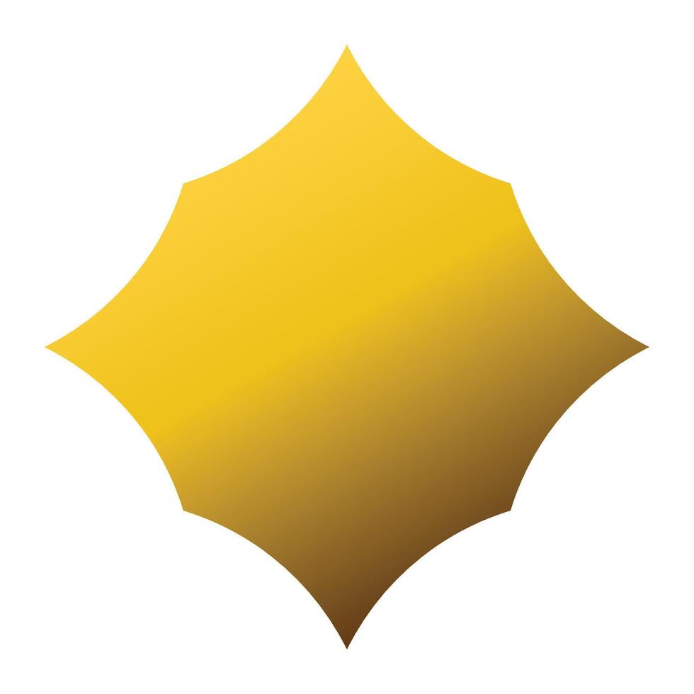 luxury golden geometric ornament vector
