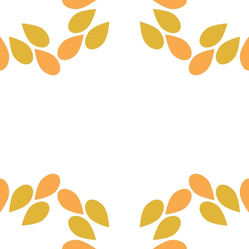 natural beautiful flower petal frame vector