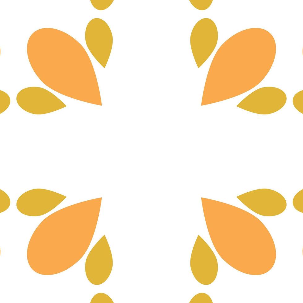 beautiful flower petal frame design vector