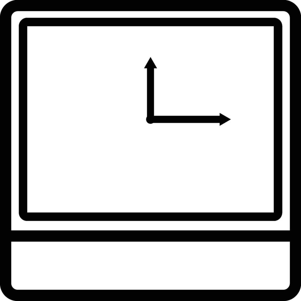 wall clock or hourglass flat icon vector