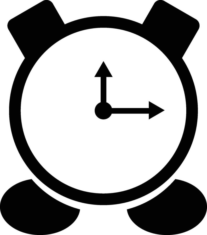 wall clock or hourglass flat icon vector