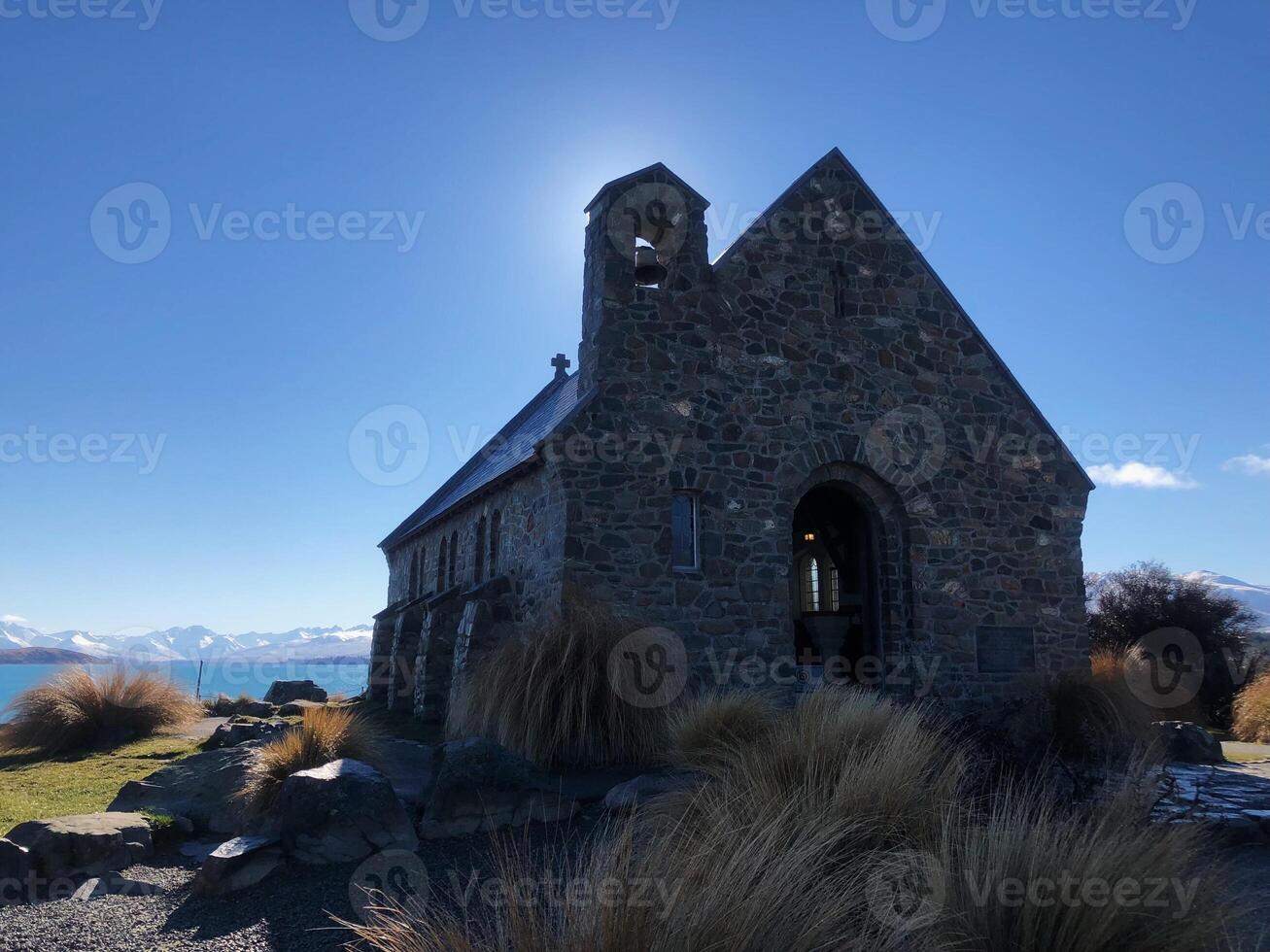 The church of the good shepherd in New Zealand. photo
