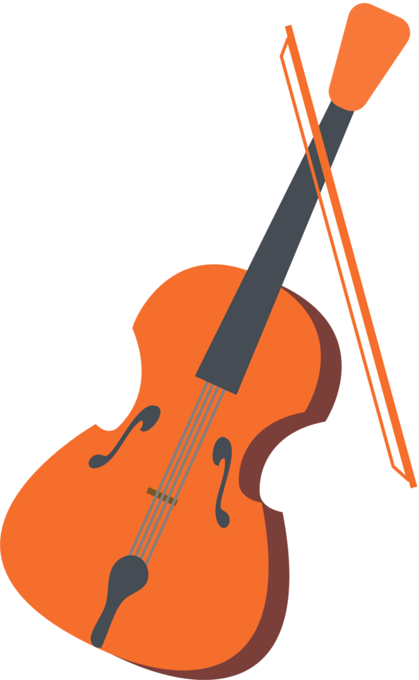International musical instrument cello illustration png