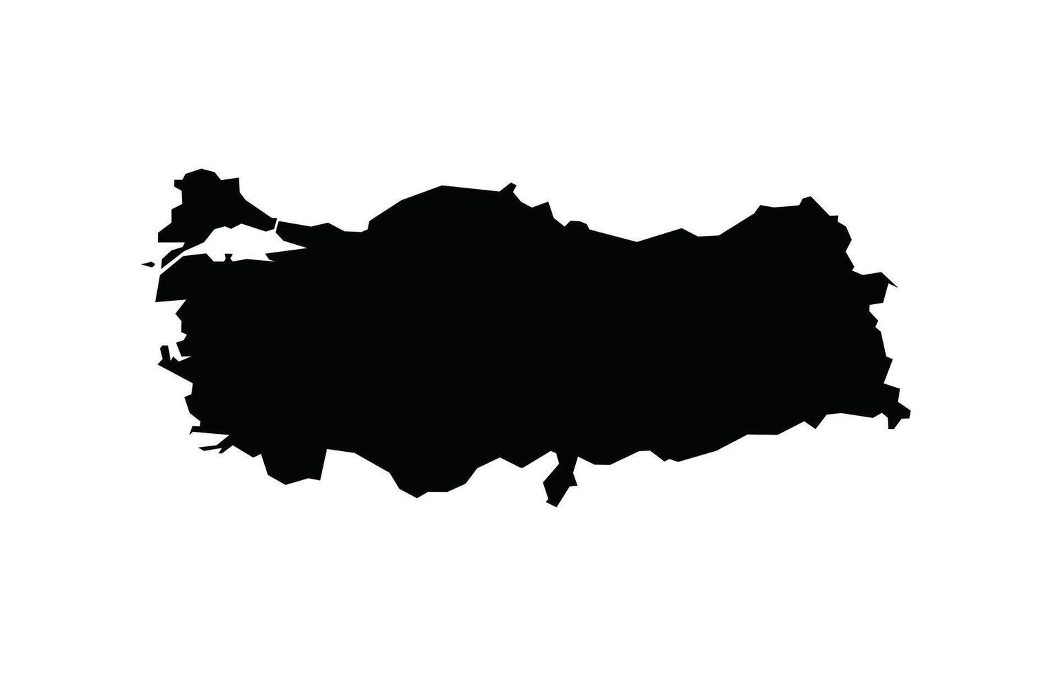Map of Turkey. Turkey Map on white background. vector