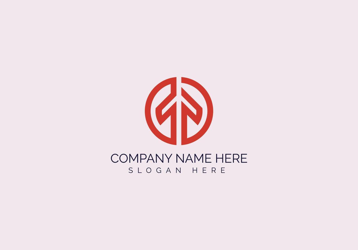 Awesome Geometric Modern Minimalist Company Logo Design for Business vector