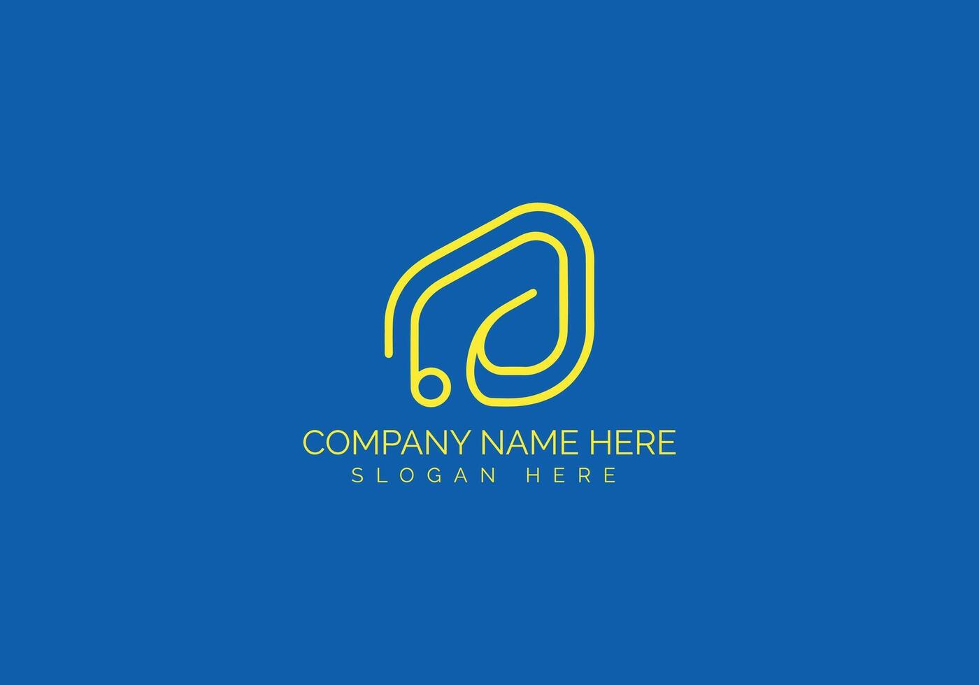 Awesome Geometric Modern Minimalist Company Logo Design for Business vector