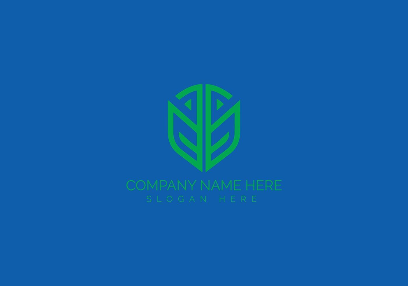 Awesome Geometric Modern Minimalist Company Logo Design for Business vector