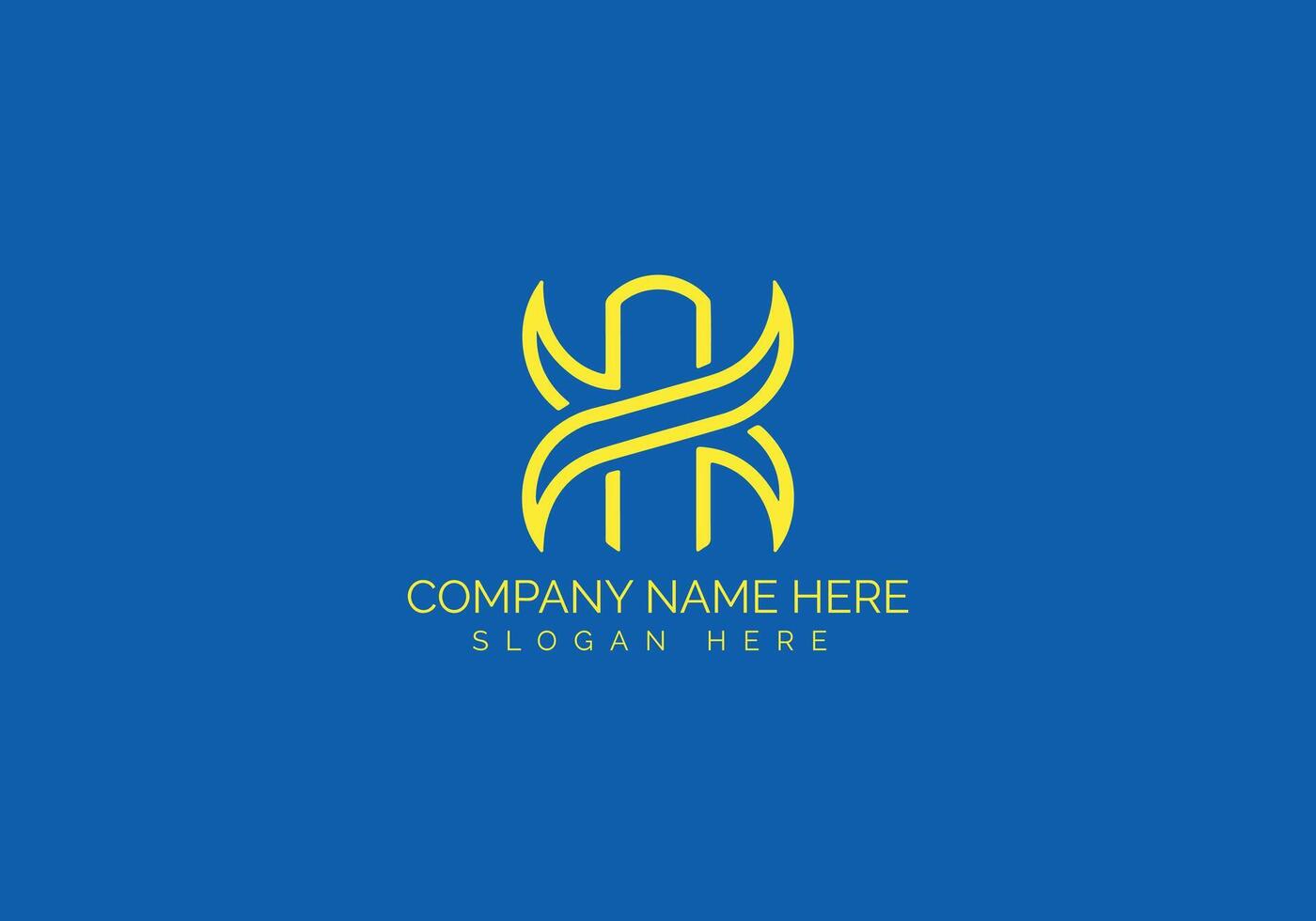 Awesome Geometric Modern Minimalist Company Logo Design for Business vector