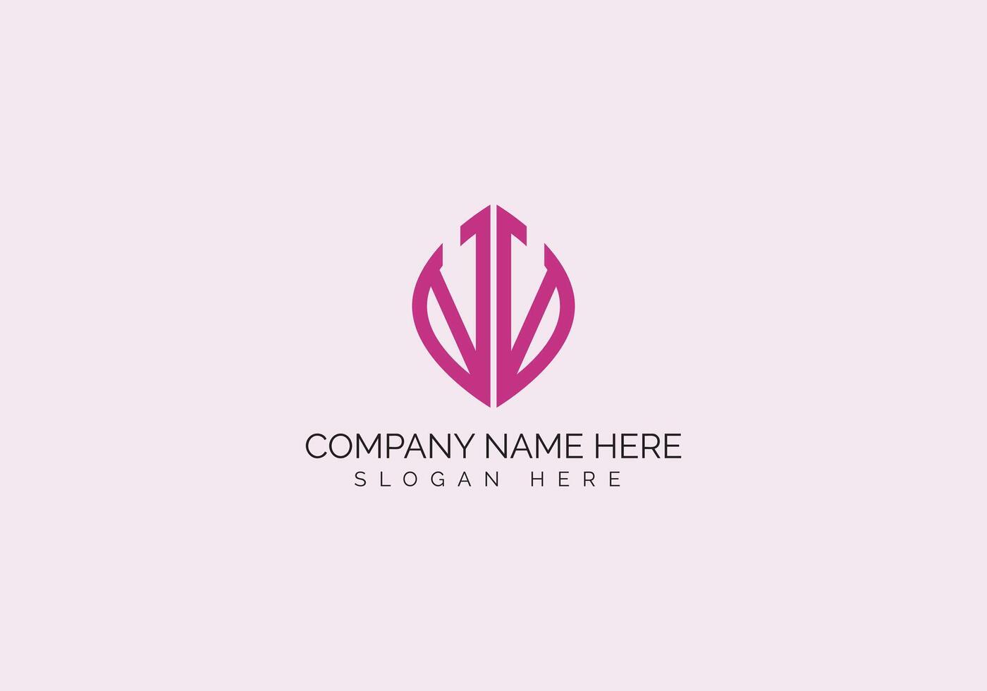 Awesome Geometric Modern Minimalist Company Logo Design for Business vector