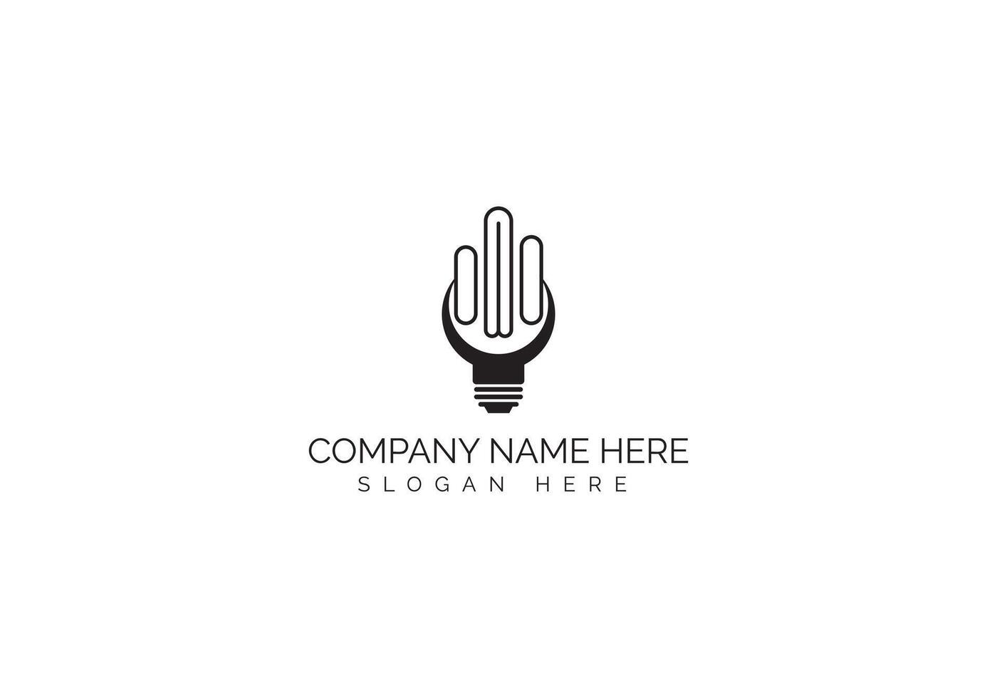Awesome Geometric Modern Minimalist Company Logo Design for Business vector