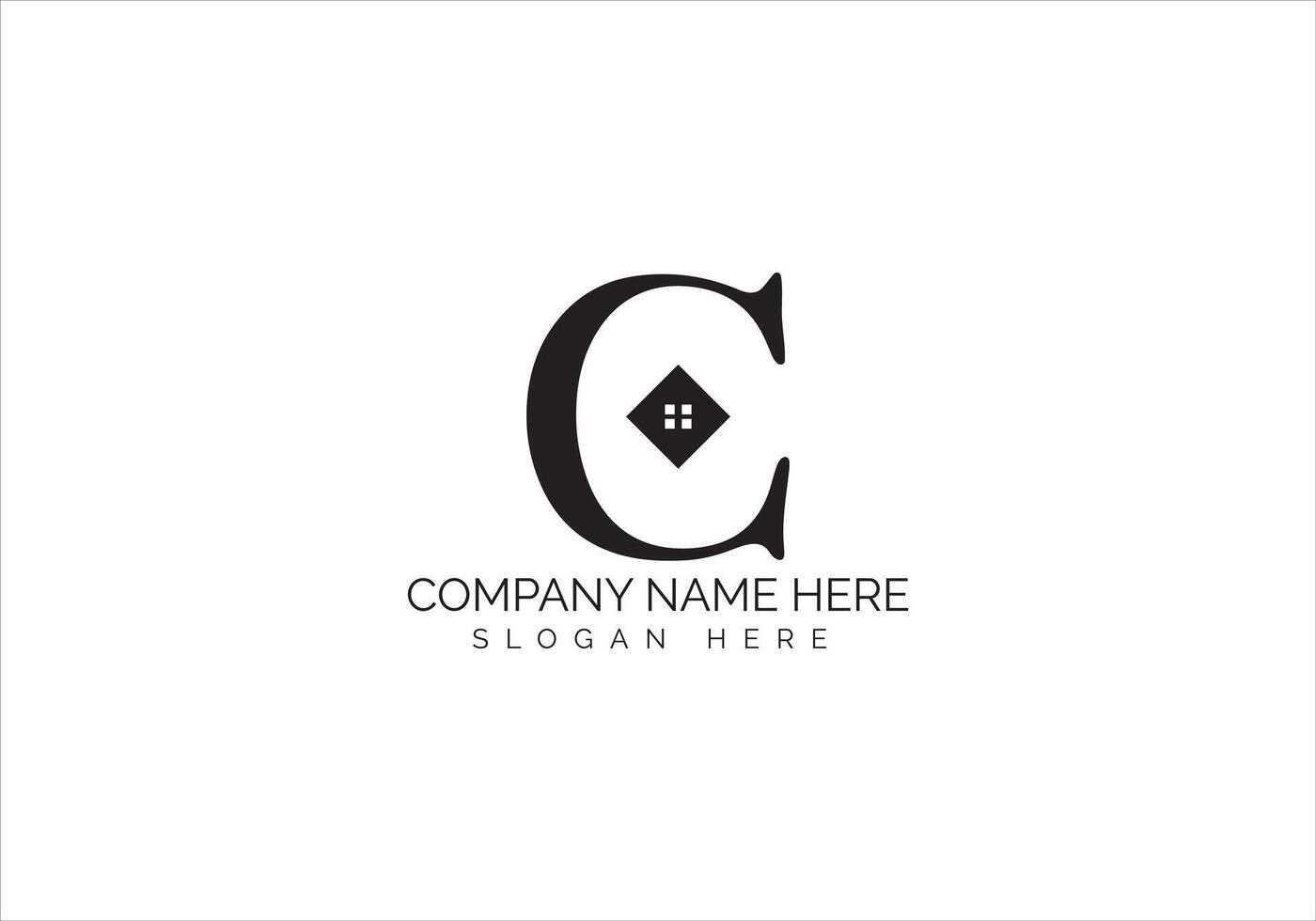 Modern Minimalist Business Logo Design vector