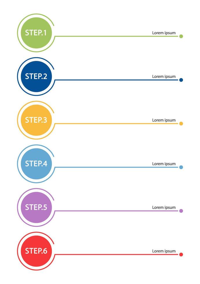 Business infographic thin line process with square template. illustration. Timeline processes with 6 options, steps or parts. Infographic for Business . vector
