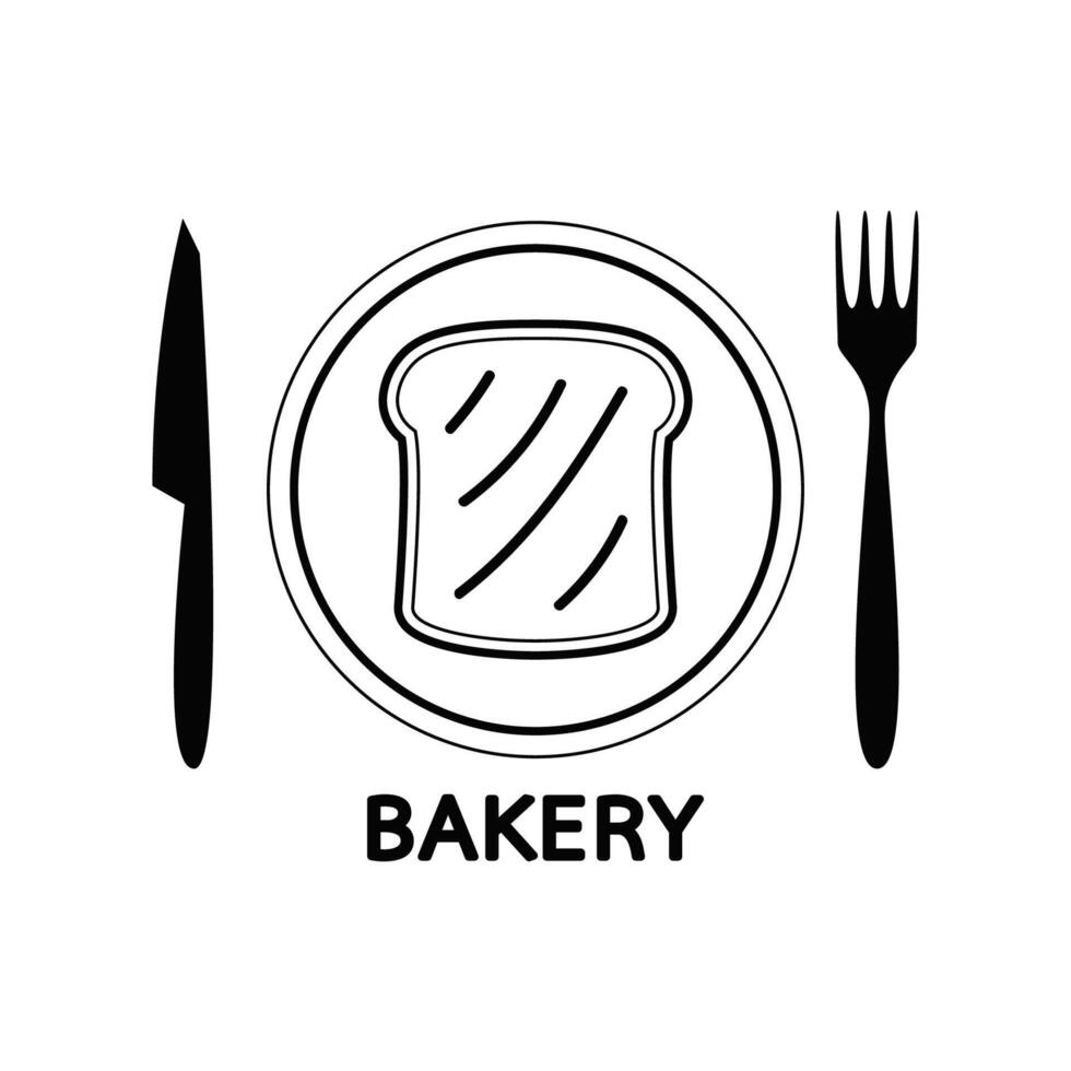 Bread . bread symbol. wallpaper. free space for text. bread logo design. vector