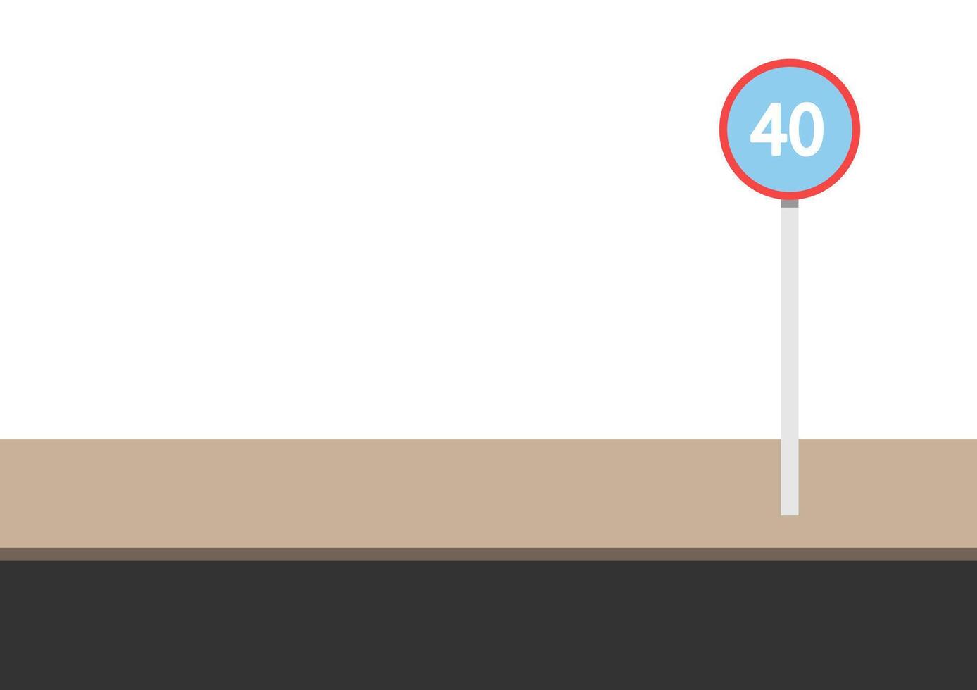 Road side . wallpaper. free space for text. copy space. Road fence. way. vector