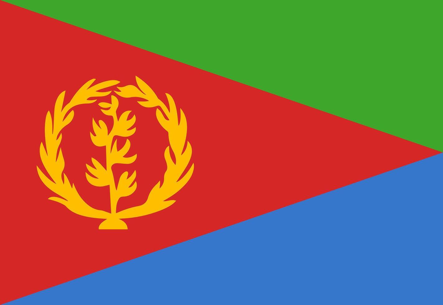 Eritrea flag illustrator country flags vector