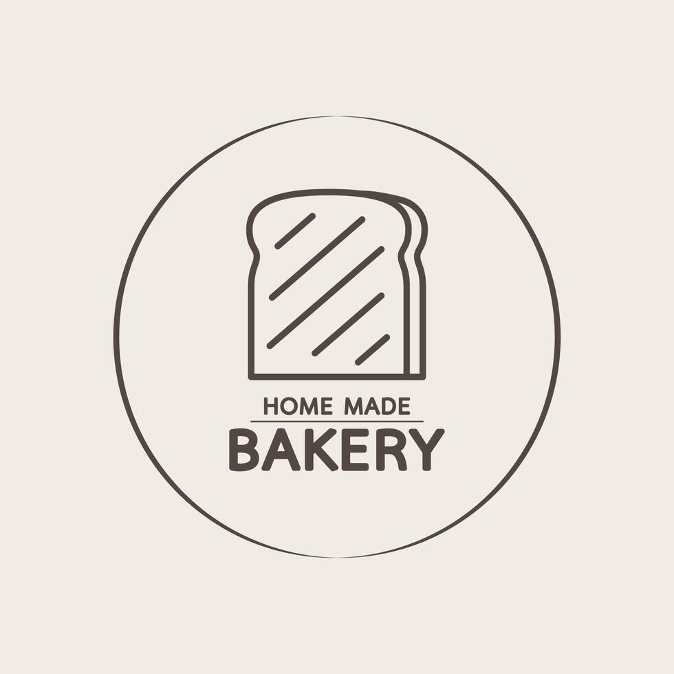Bakery logo. Bread logo design. Bread on white background. vector