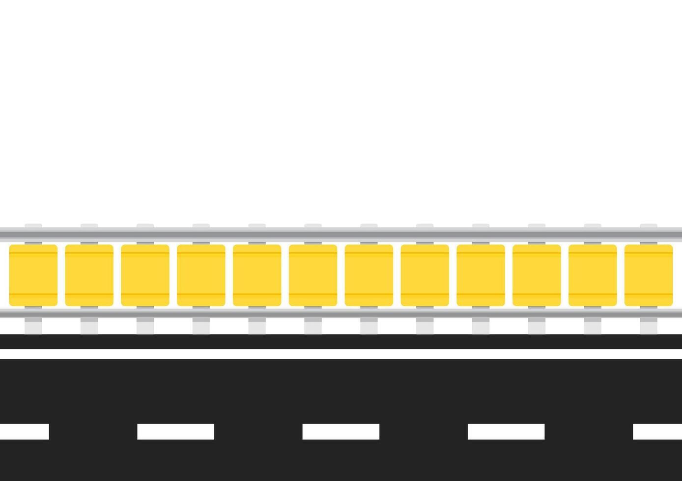 road fence. roadside . wallpaper. free space for text. wallpaper. copy space. blank. vector