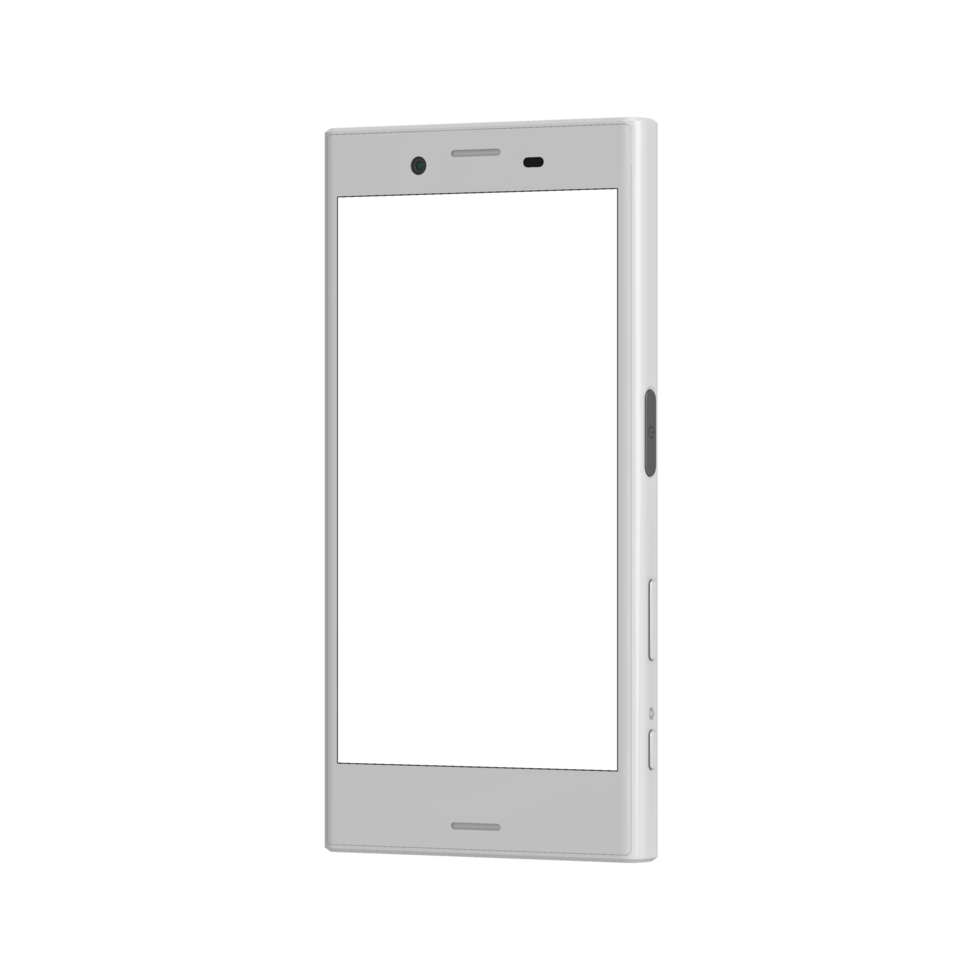 Transparent smartphone left png