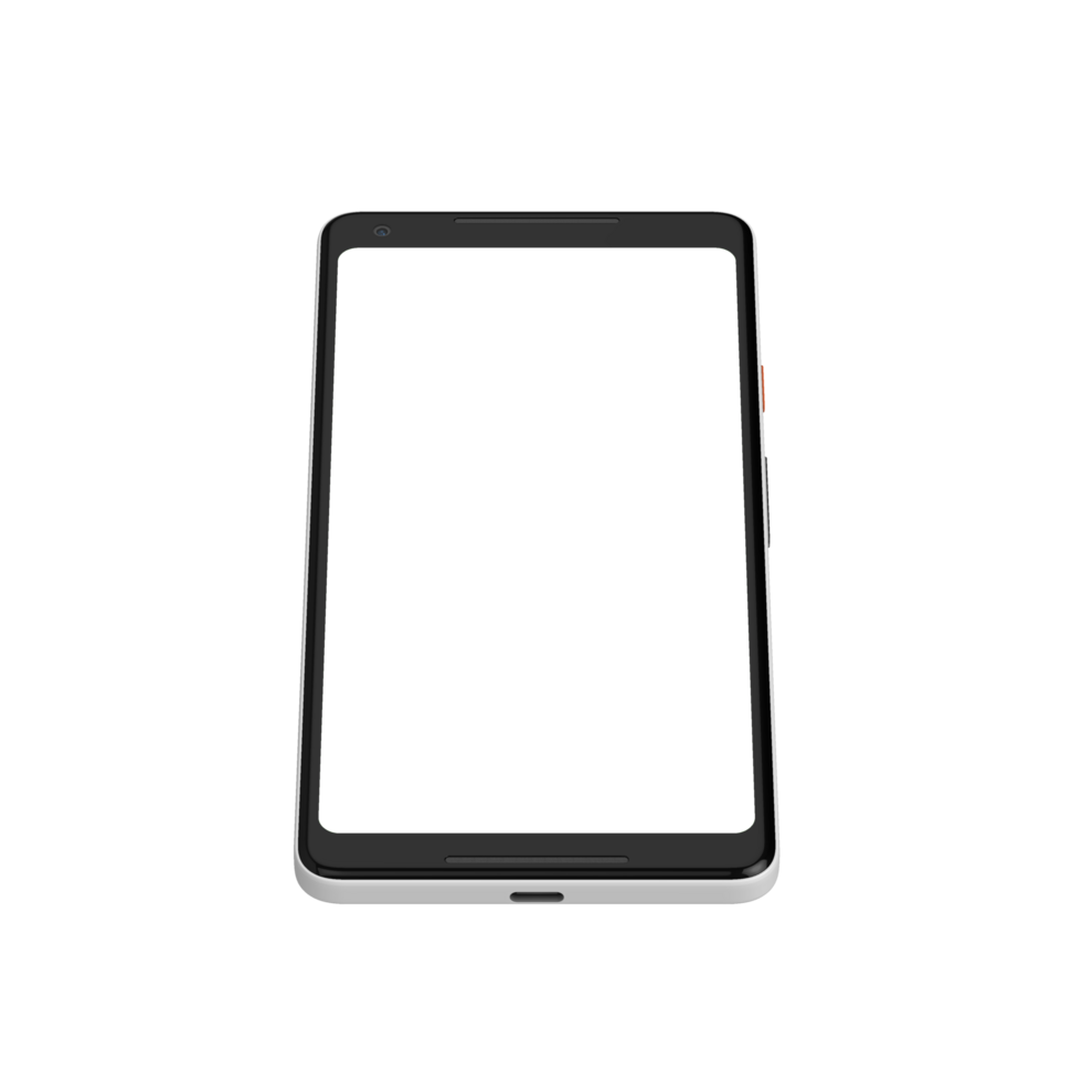 Smartphone see-through top screen transparent png