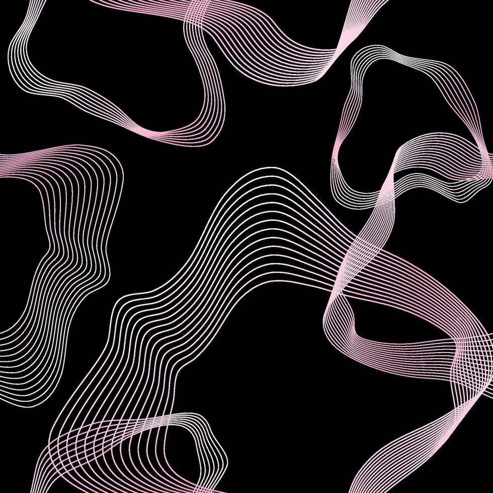 Abstract smooth flowing lines seamless pattern.Modern background for wallpaper. illustration.Amorphous linear shapes repeating texture vector