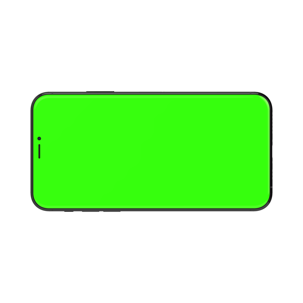 Phone landscape clear perspective greenscreen png